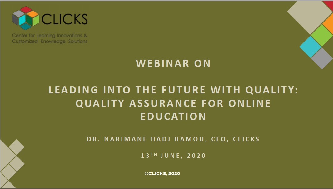 Quality management in online education – learning from the East